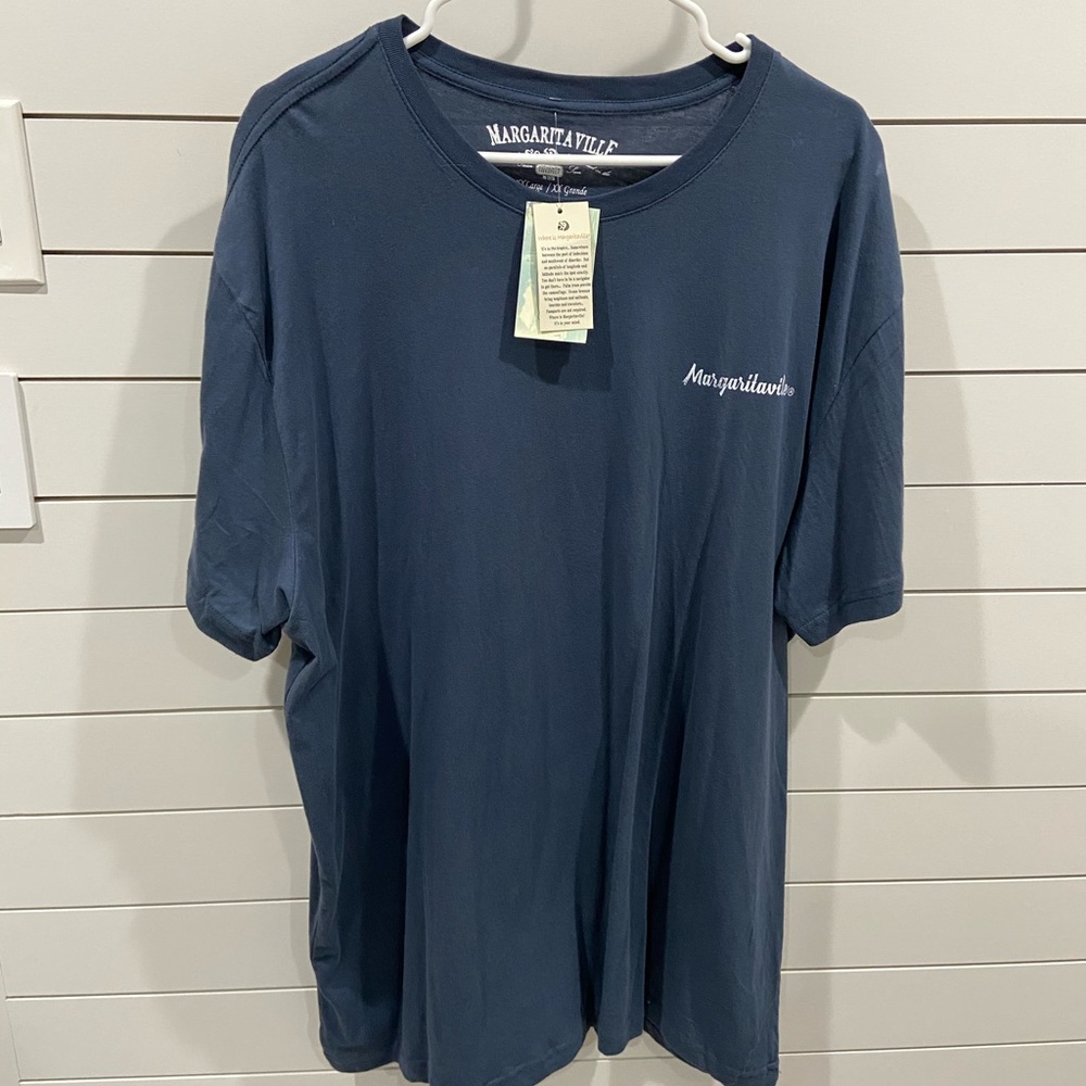 Margaritaville Navy Blue Graphic Tee
